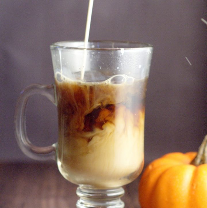 homemade pumpkin coffee creamer