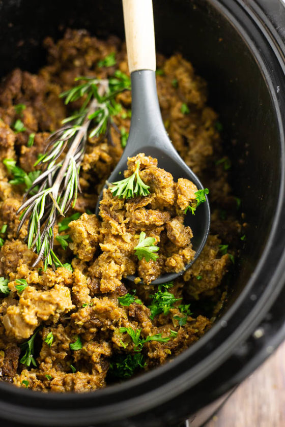 Crockpot Stuffing Recipe Traditional Stuffing in the Slow Cooker