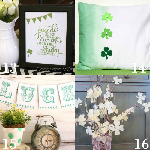 DIY St Patrick's Day Decorations and home decor. Make beautiful, easy, and frugal DIY decor for St Patrick's with green and rainbows with these lucky 28 DIY St Patrick's Day Decorations ideas.