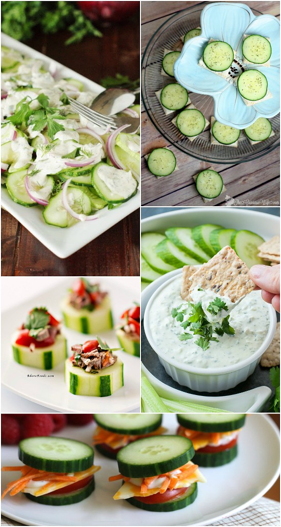 60 Easy Recipes with Fresh Cucumbers