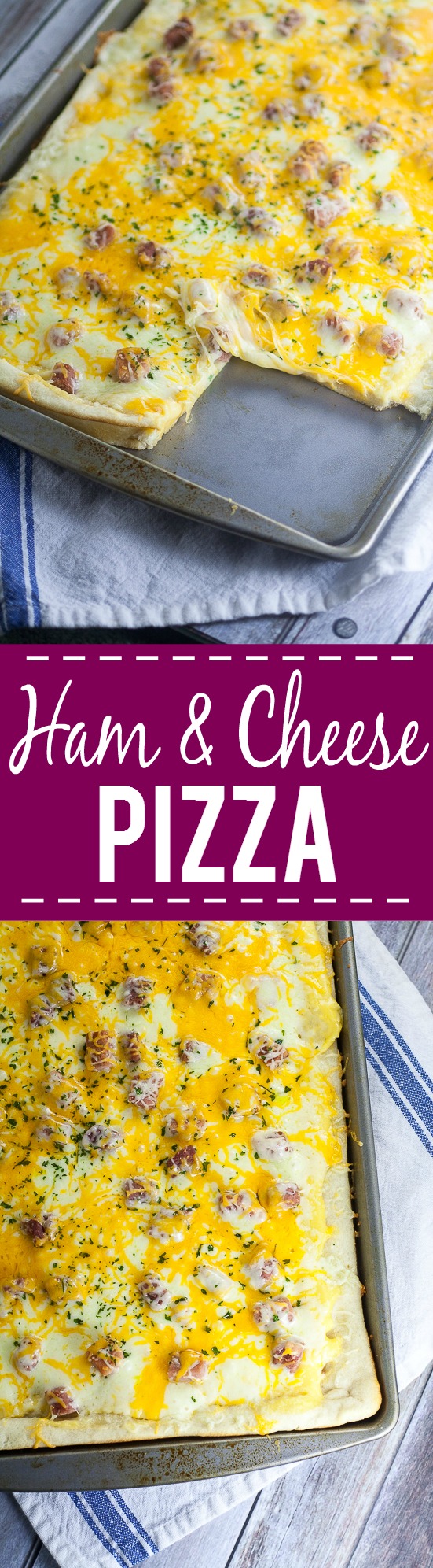Ham and Cheese Pizza Recipe Quick & Easy