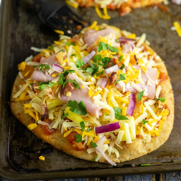 Flatbread Hawaiian Pizza Recipe The Gracious Wife